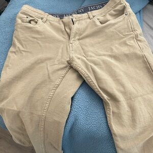 Jachs Men's Khaki Chinos